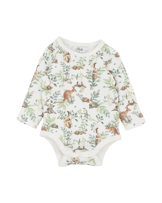 Charlie Organic LS Bodysuit - Charlie Print