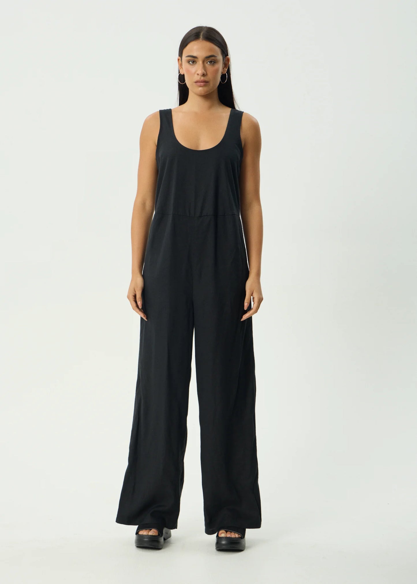 Jesse Hemp Jumpsuit - Black
