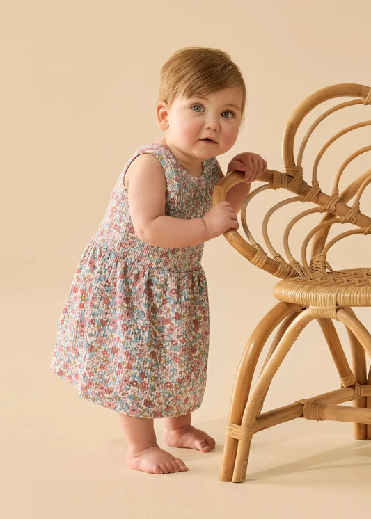 Summer Bloom Organic Dress Set