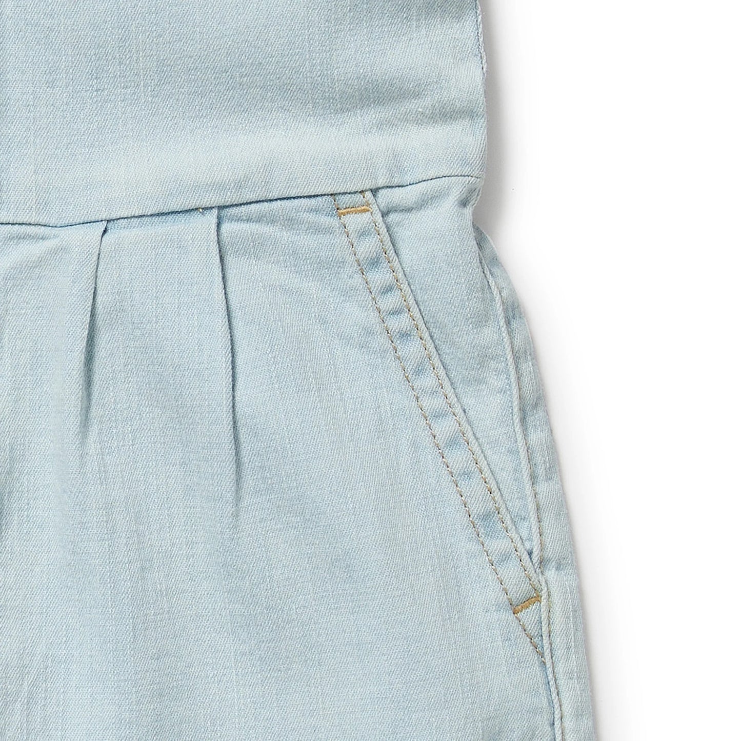 Organic Denim Jumpsuit - Denim