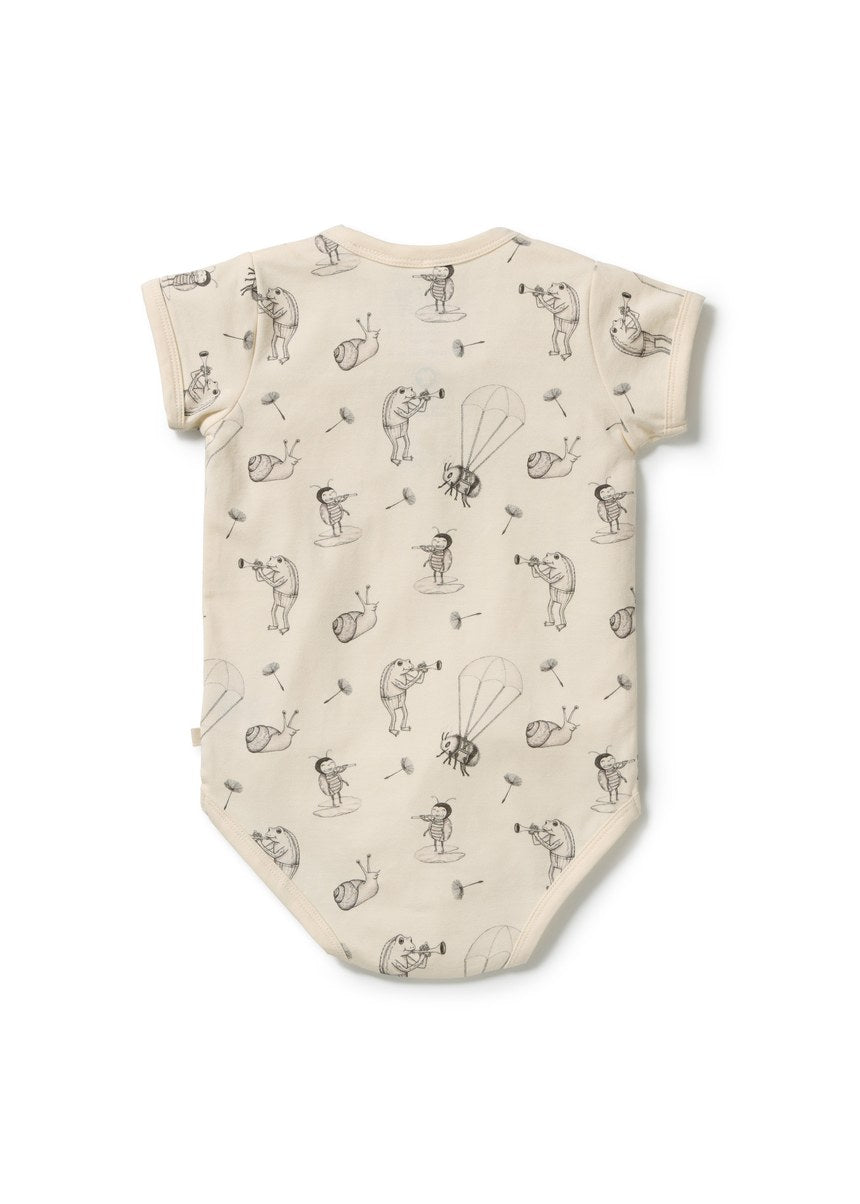 Whispering Willows Organic Henley Bodysuit
