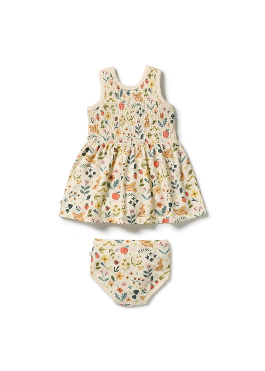 Summer Garden Organic Dress Set