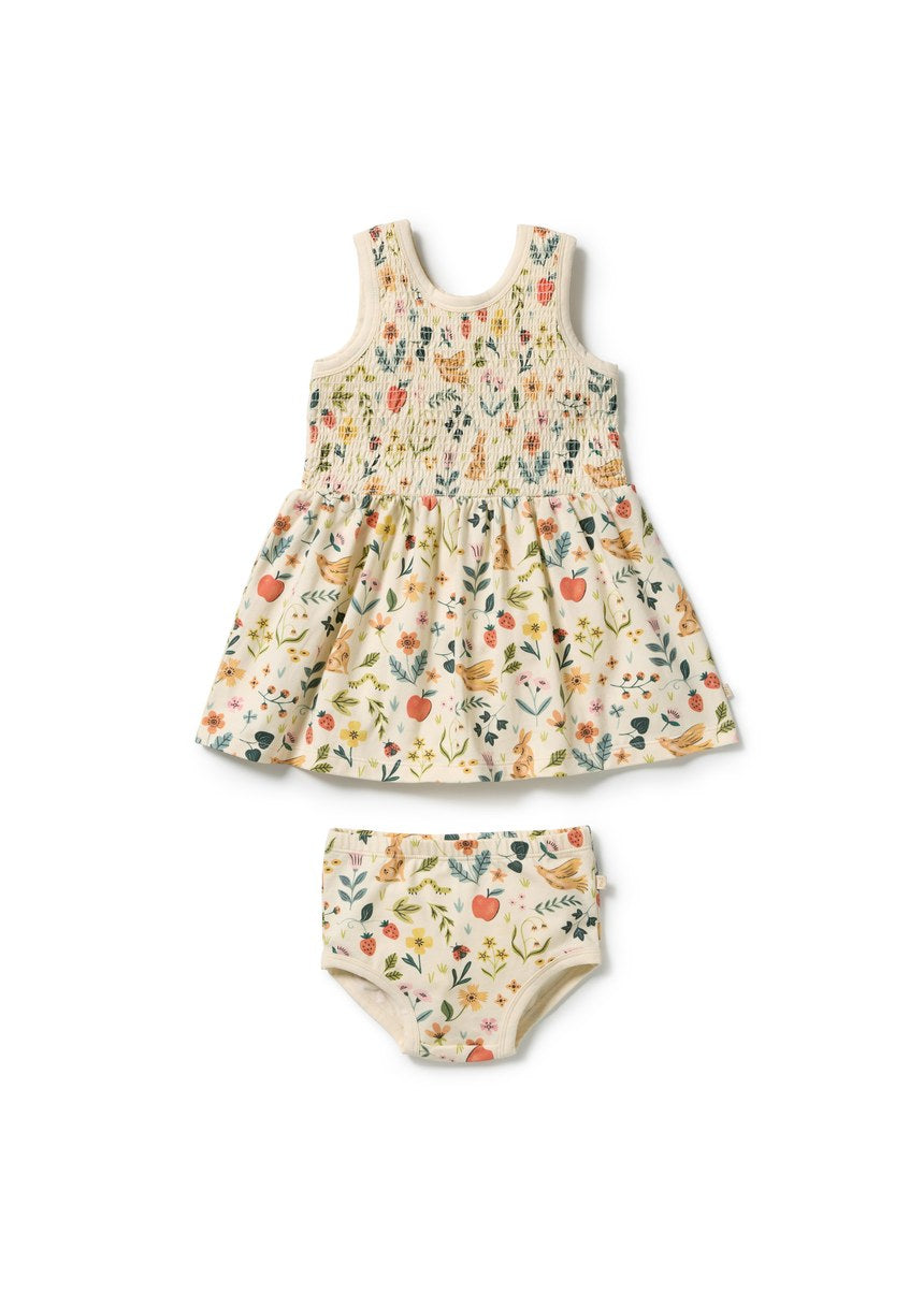 Summer Garden Organic Dress Set
