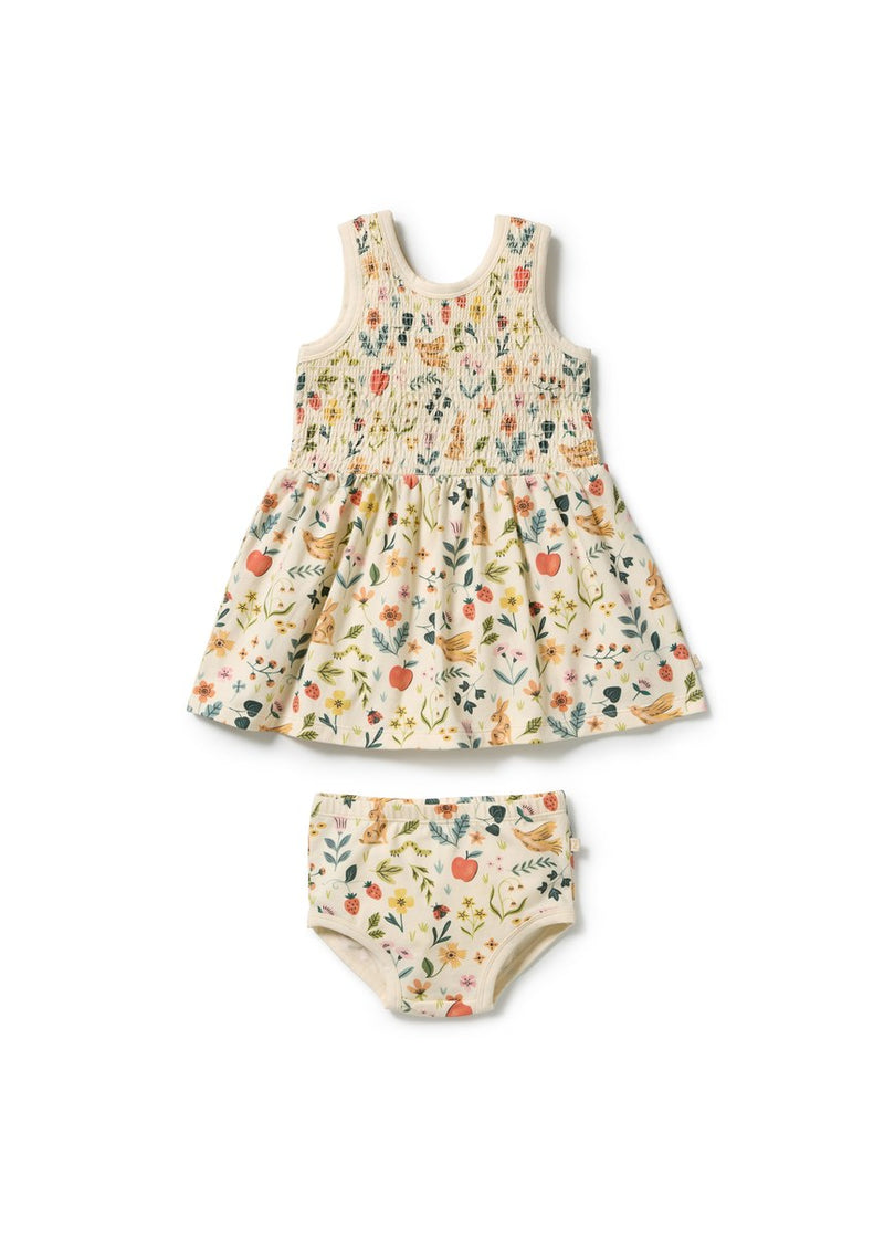 Summer Garden Organic Dress Set
