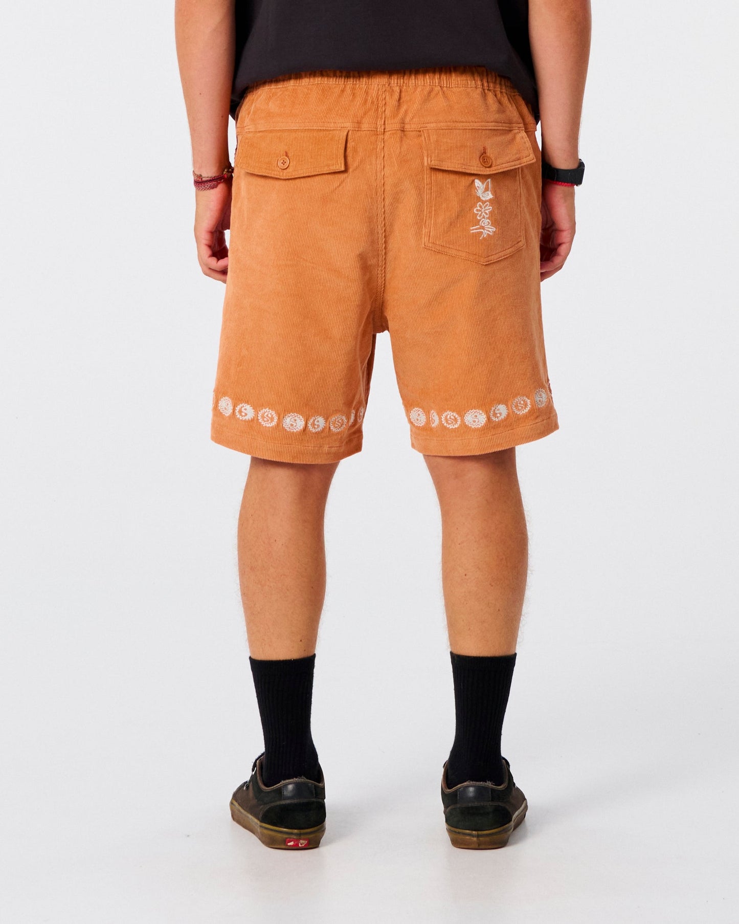 Vin Yang Cord Walkshort - Terracotta - photo 3