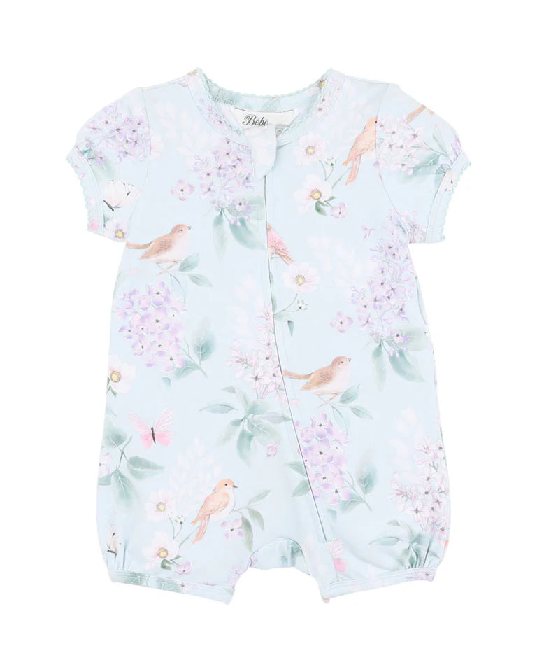 Madelyn SS Zipsuit - Madelyn Print