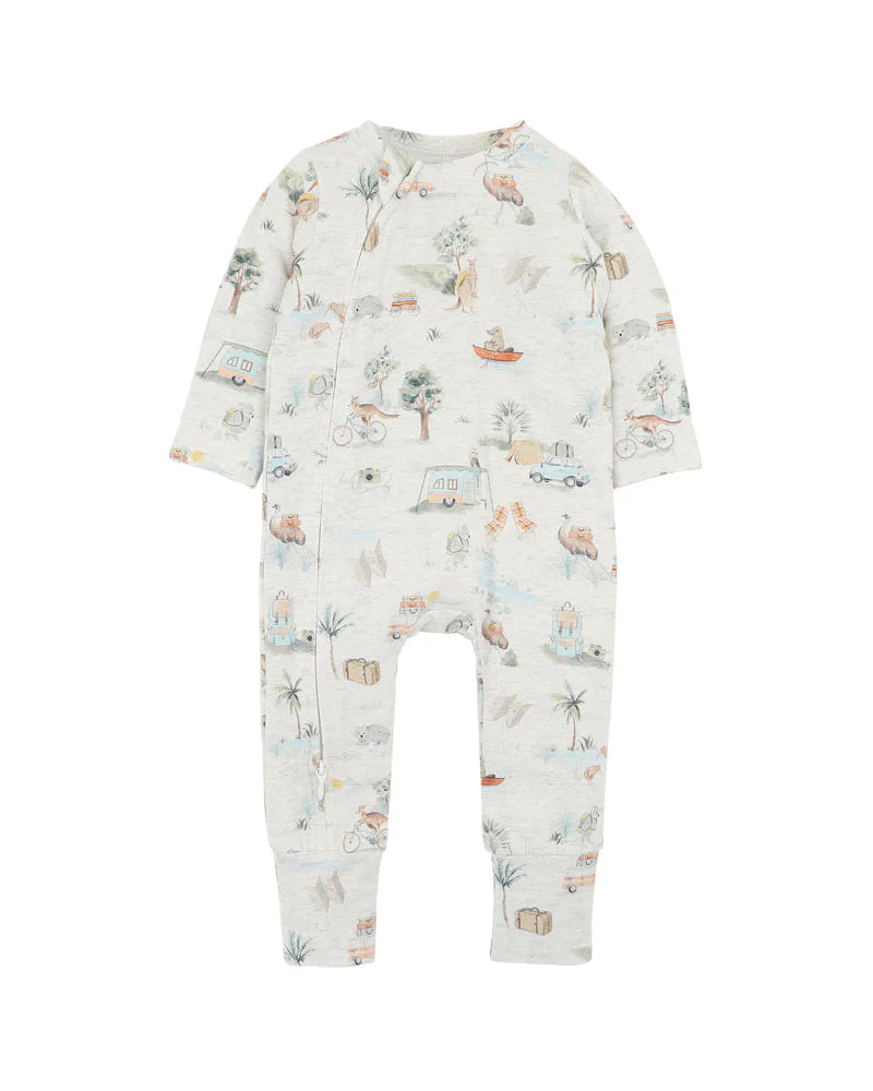 Ivan LS Zipsuit - Ivan Print