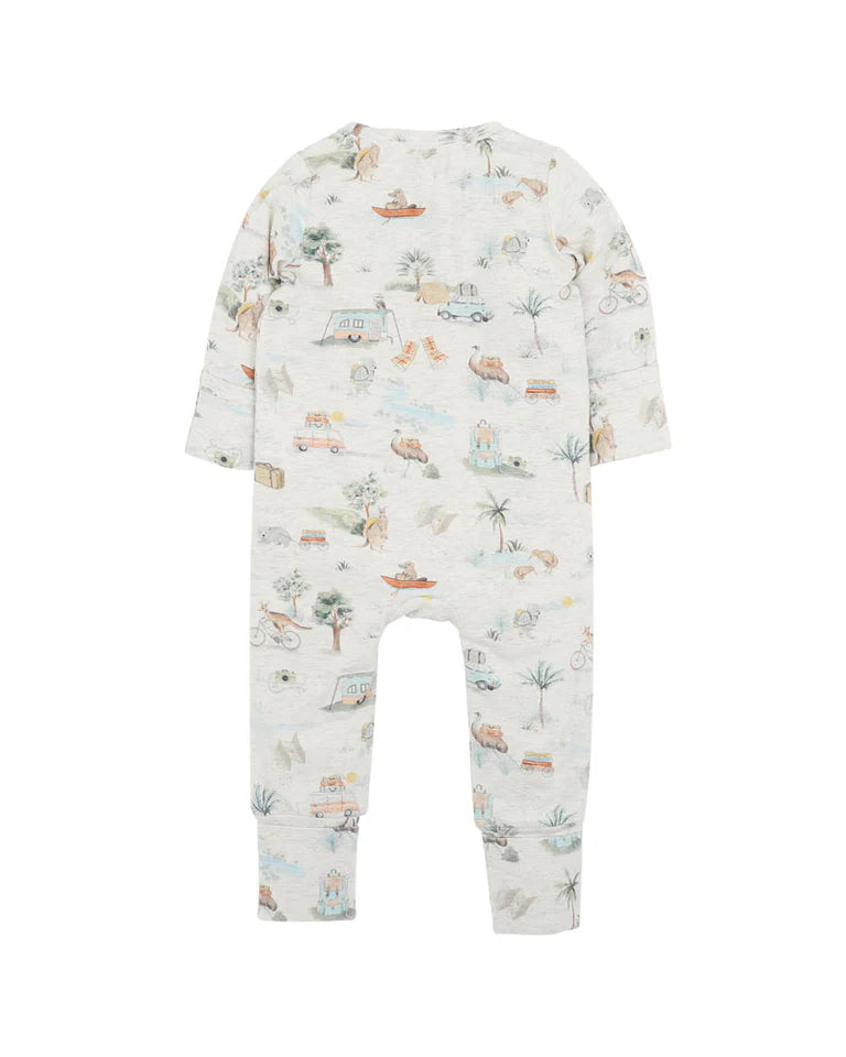 Ivan LS Zipsuit - Ivan Print