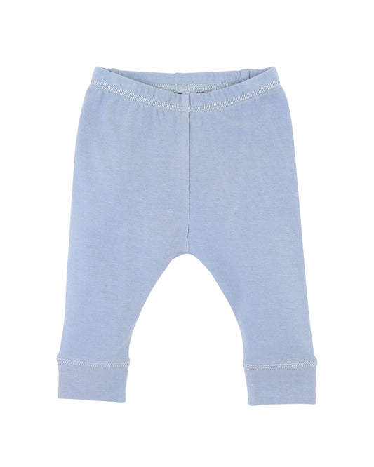 Alvin Plain Organic Leggings - Dusky Blue
