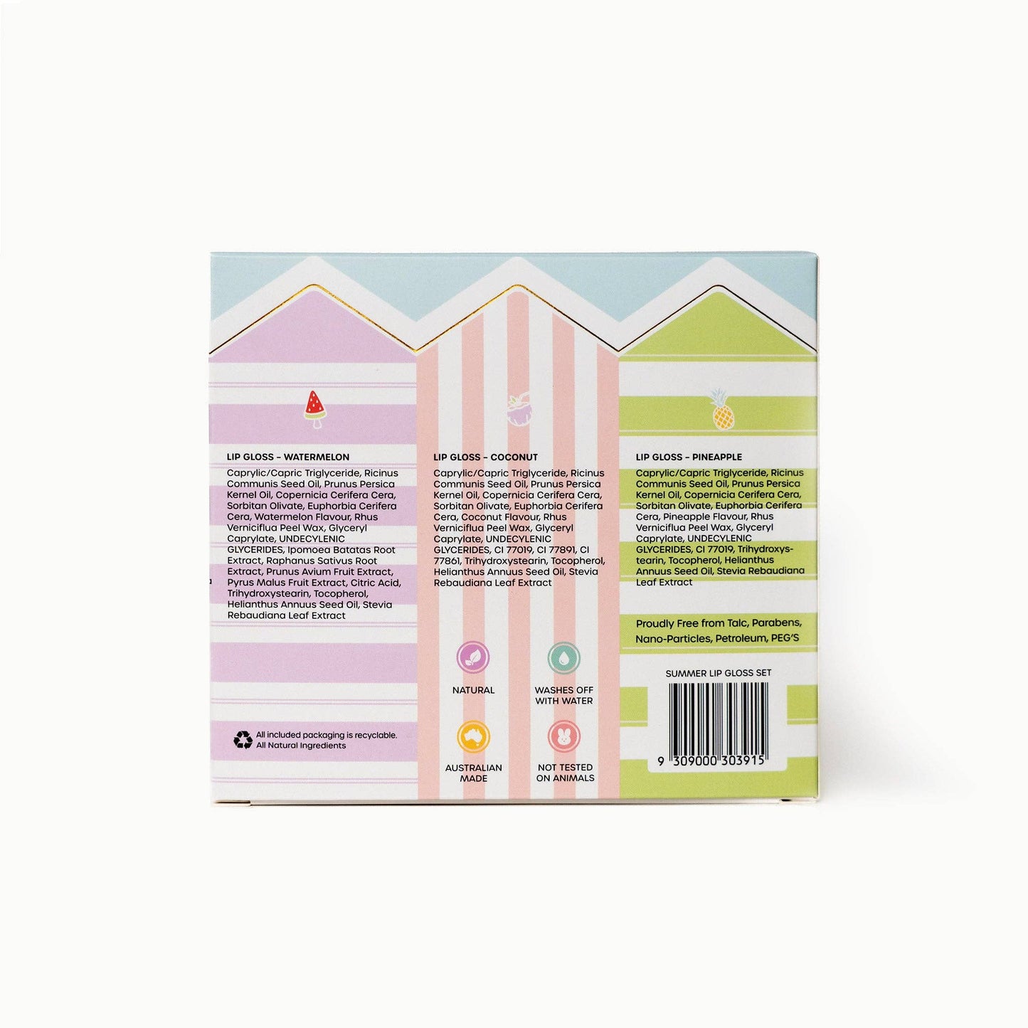 Oh Flossy - Oh Flossy Beach Club Natural Lip Gloss Set