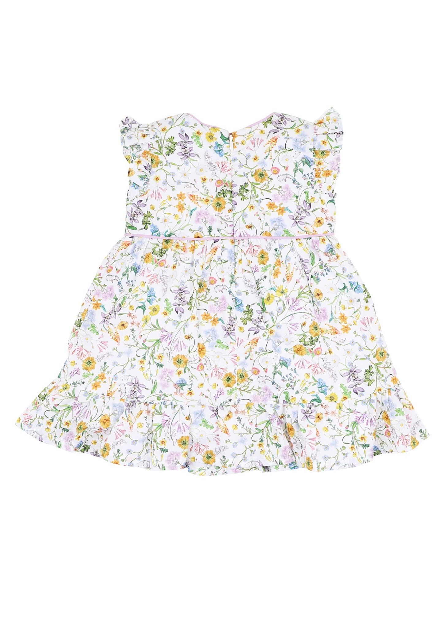 Zara Ruffle Dress - Zara Print