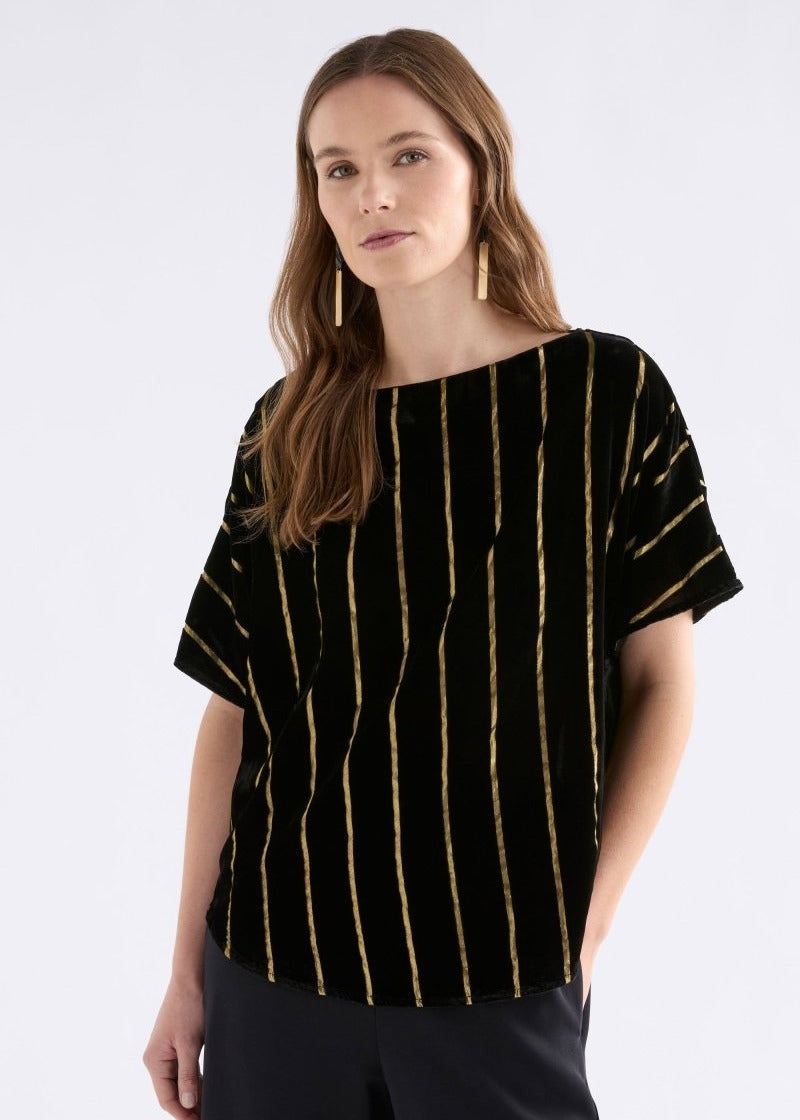 Lumii Top - Black/Gold
