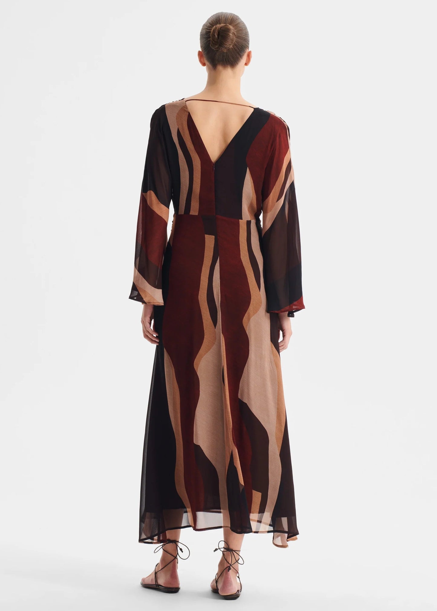 Orla V-Neck Dress - Print