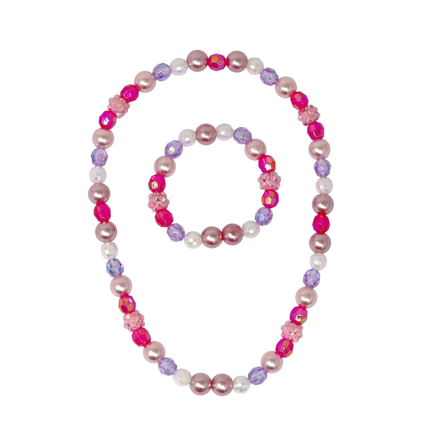 Pink Poppy - Butterfly Friends Necklace / Bracelet Set - (Pack Size: 6)