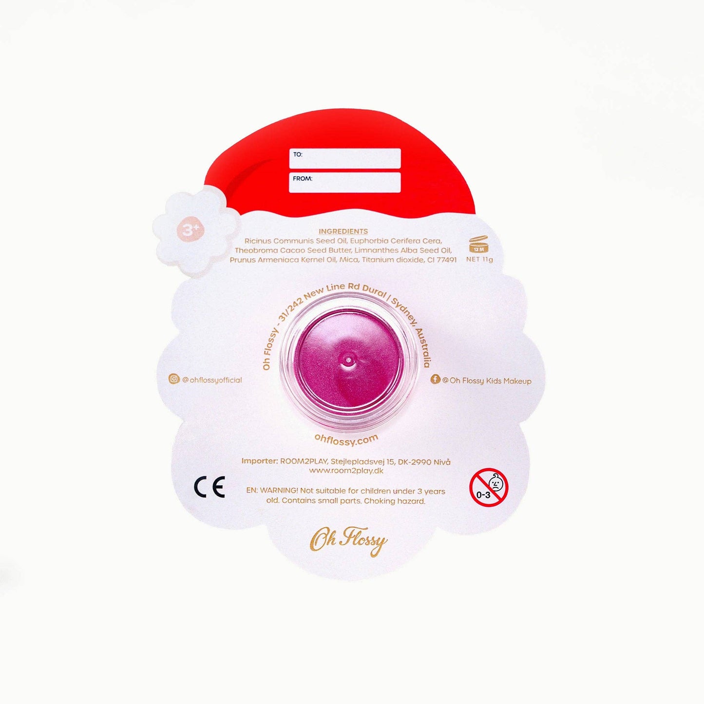 Oh Flossy - Oh Flossy Lipstick Stocking Stuffer: Santa
