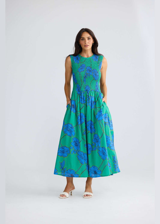 Brave and True Addison Dress - Bloomsbury Floral