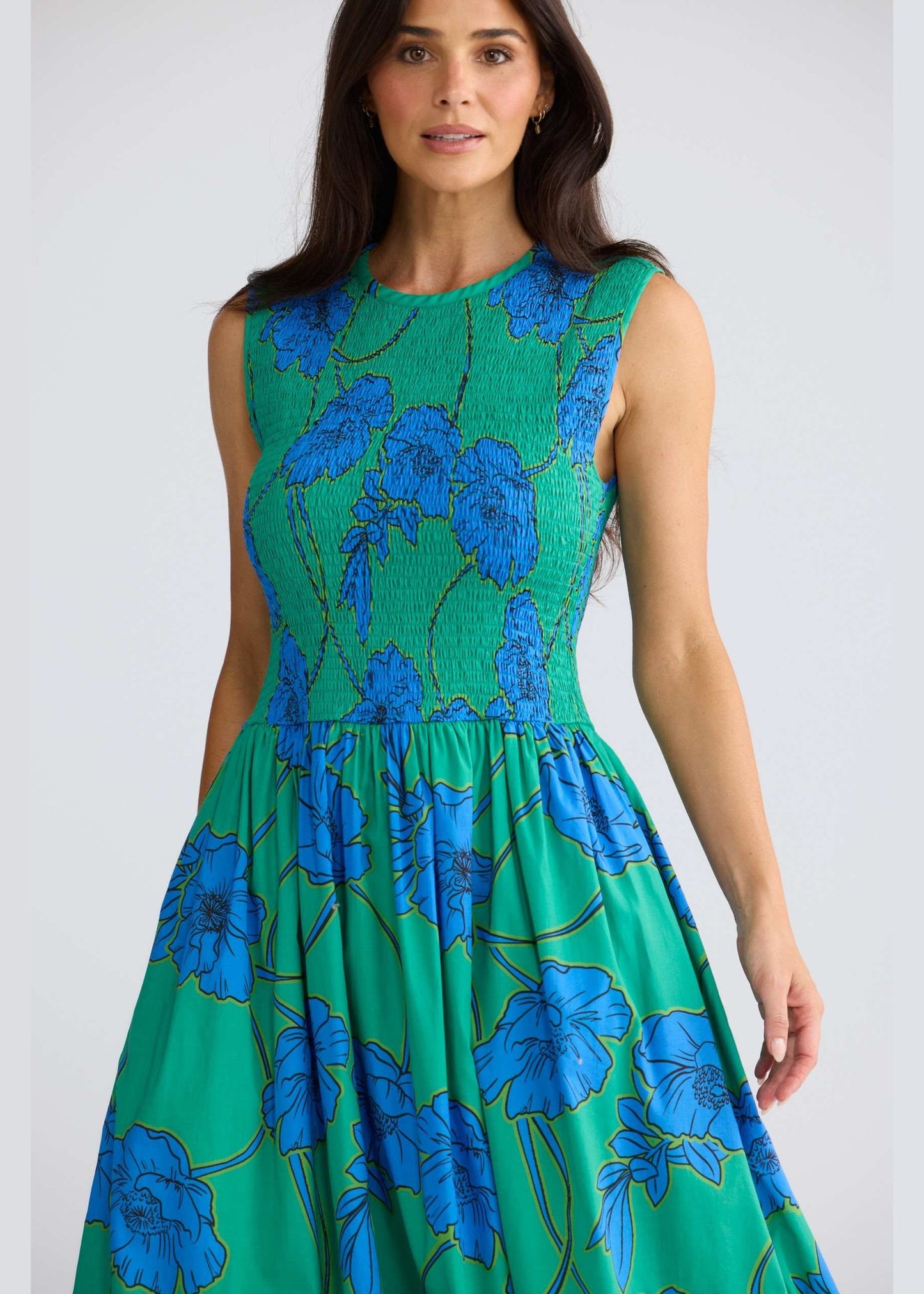Brave and True Addison Dress - Bloomsbury Floral