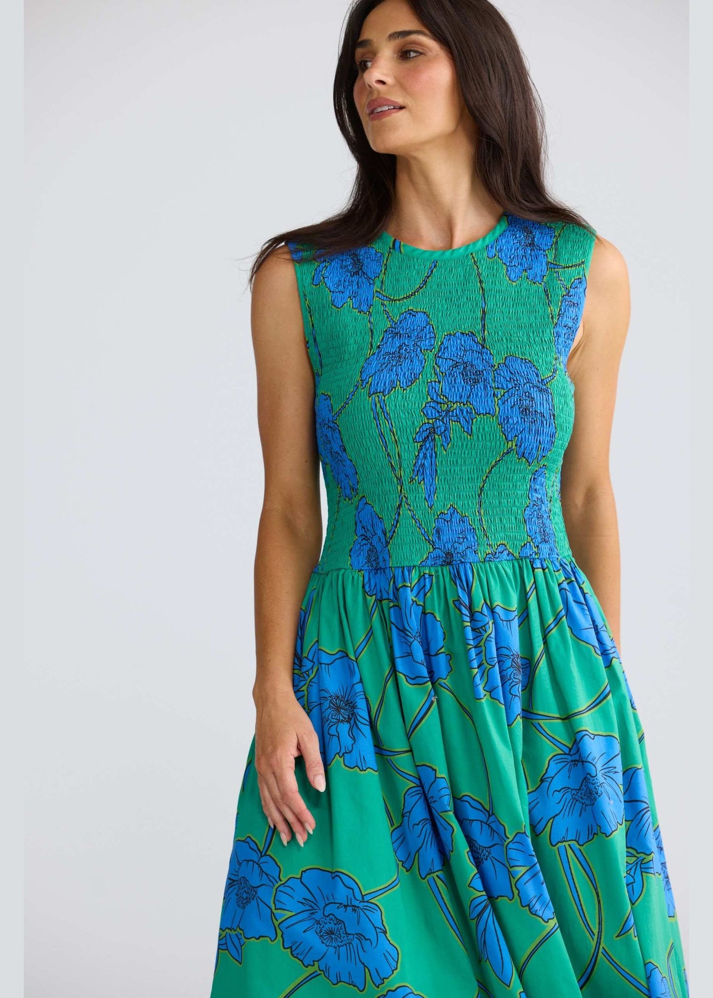 Brave and True Addison Dress - Bloomsbury Floral