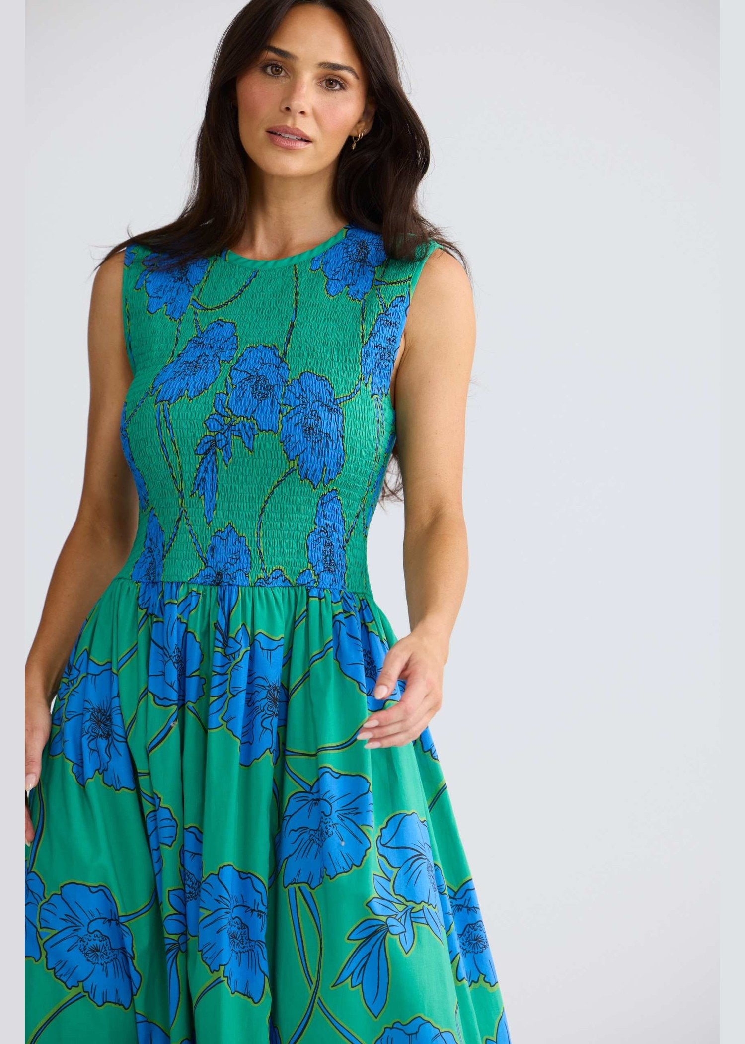 Brave and True Addison Dress - Bloomsbury Floral