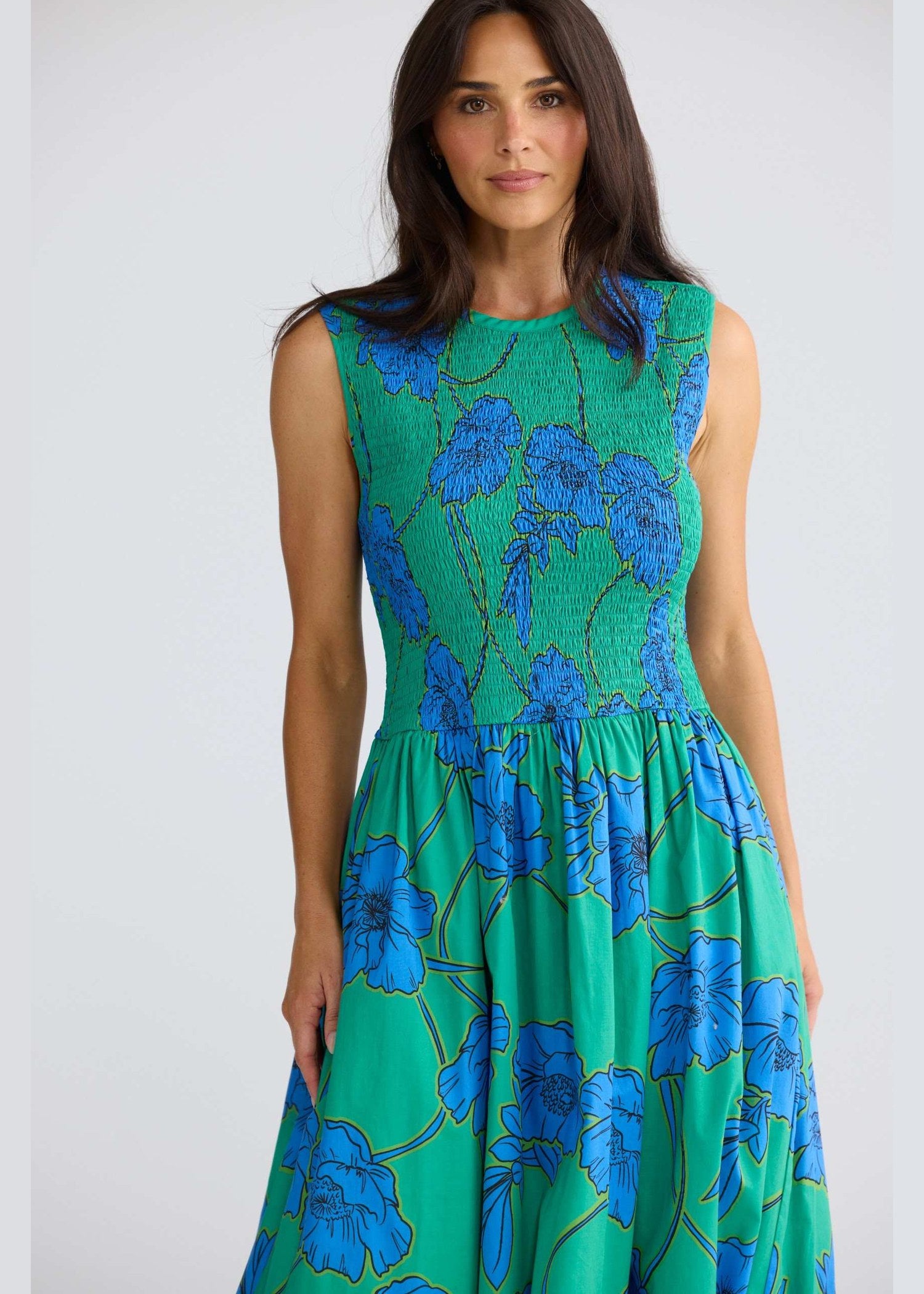 Brave and True Addison Dress - Bloomsbury Floral