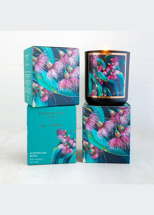 Aroma Pot - 50+hrs Australian artist soy candle - Australian bush
