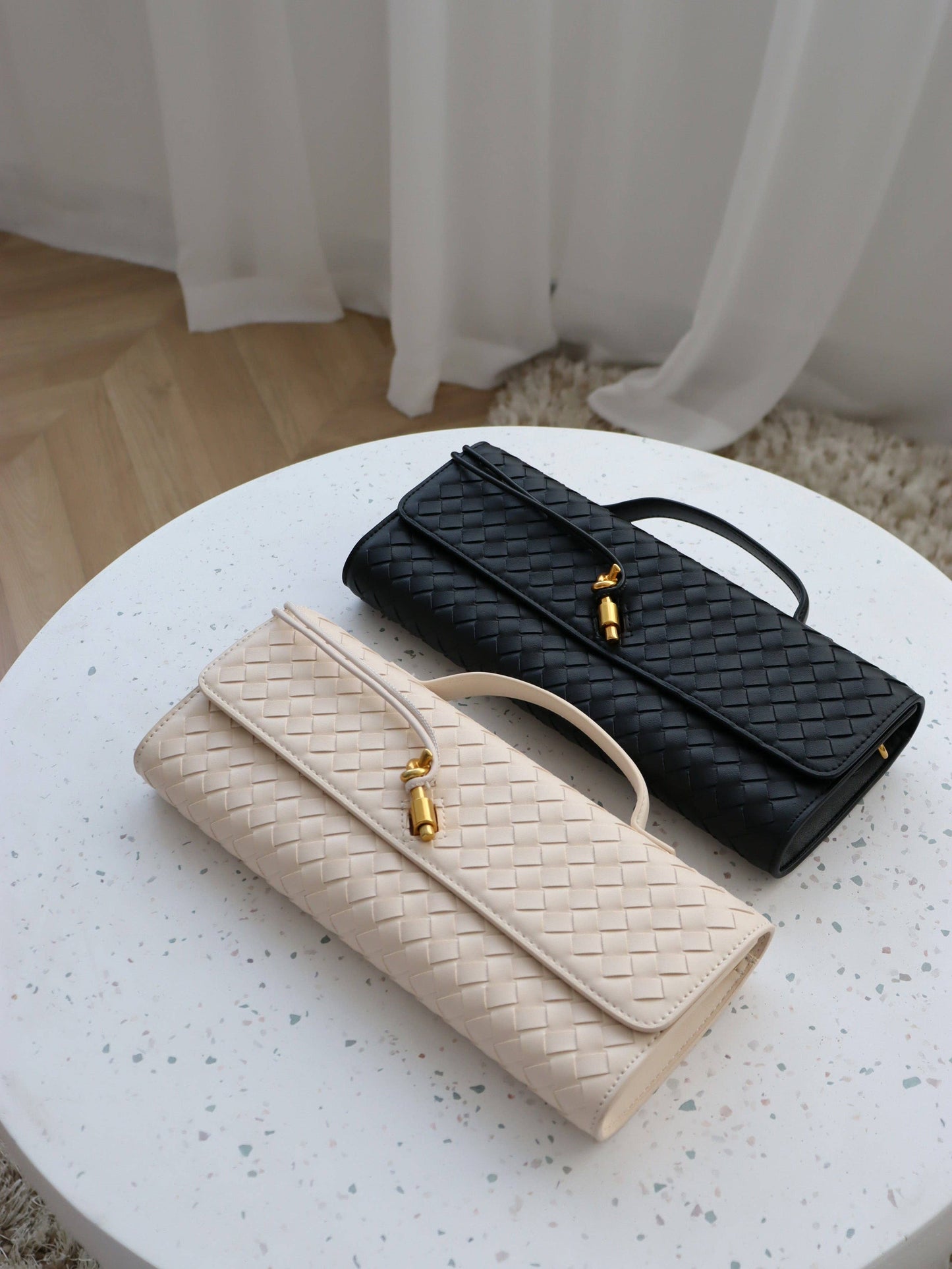 Angels Whisper Accessories - Paloma Clutch Bag in Black