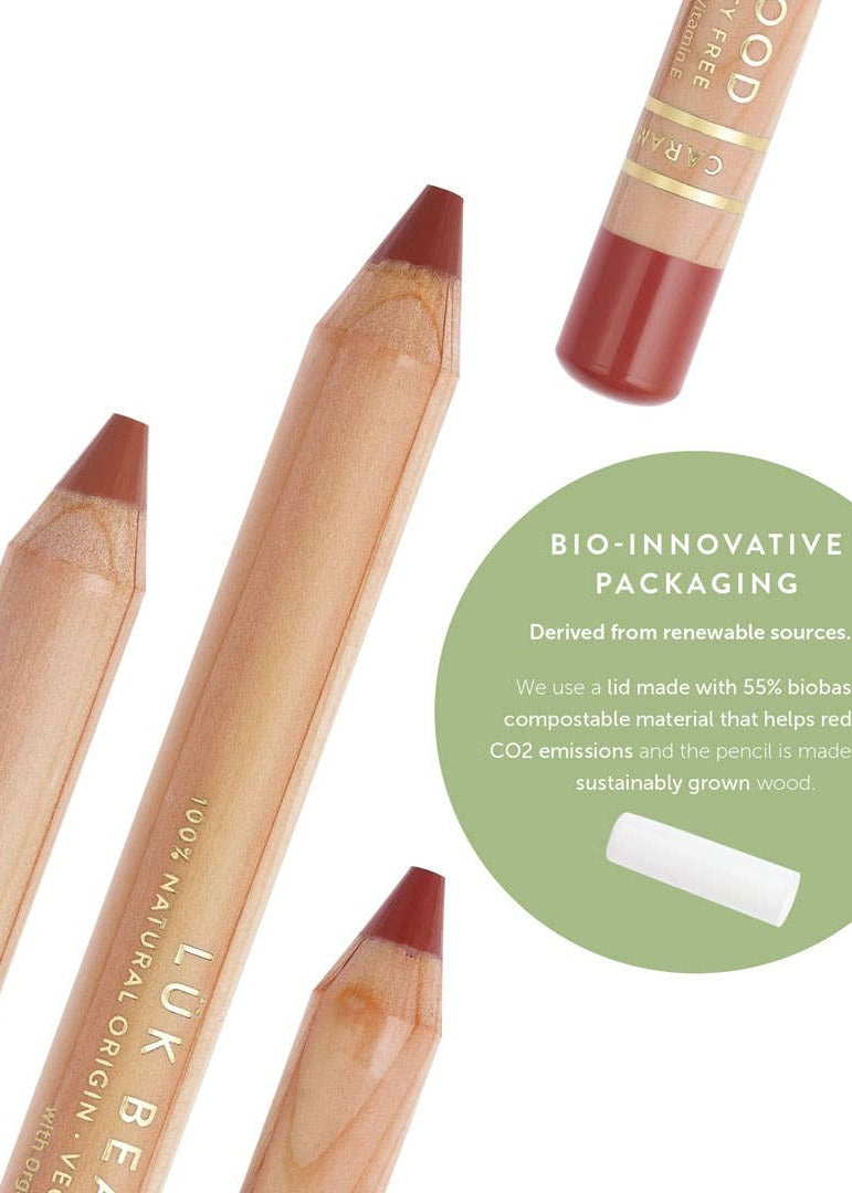 Luk Beautifood - Eco-luxe Lipstick Crayon in Fig Brûlée