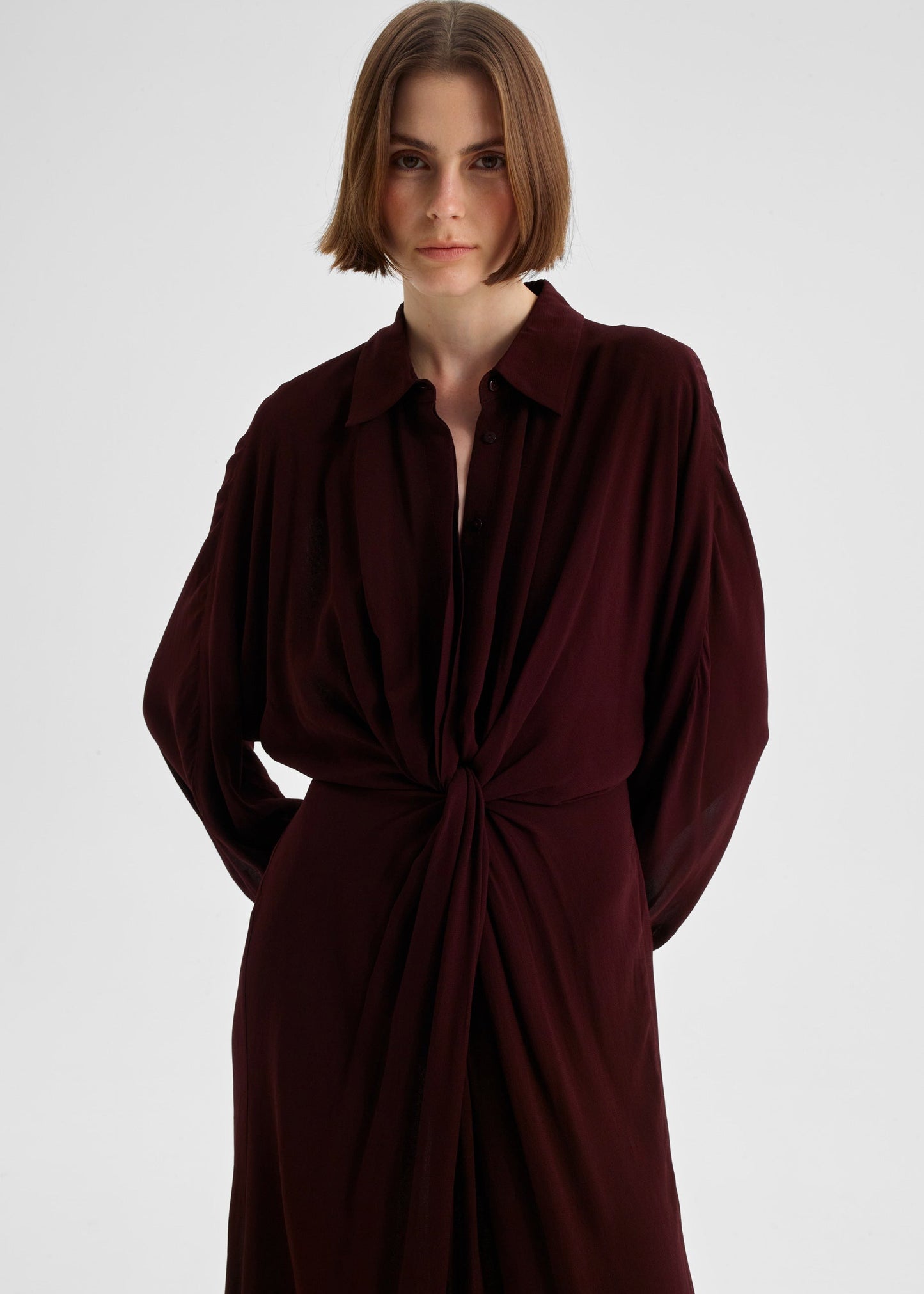 Florian Shirt Dress - Pinot
