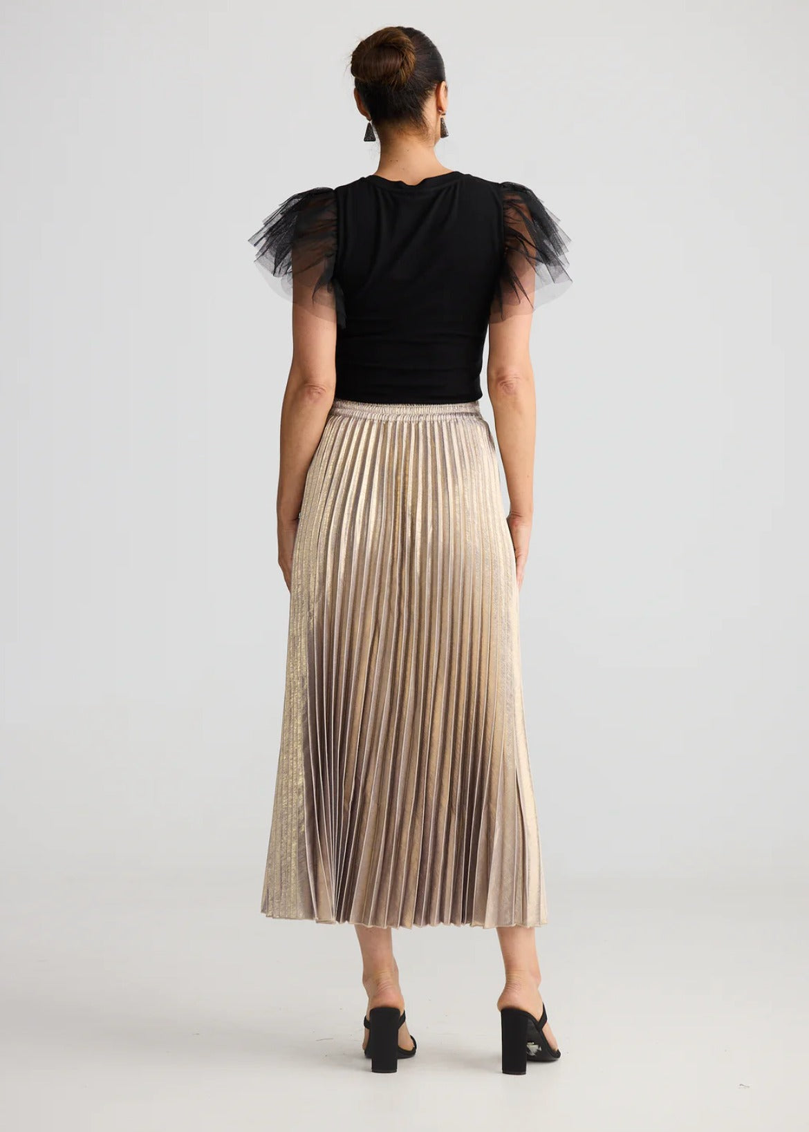 Alias Pleated Skirt - Titanium