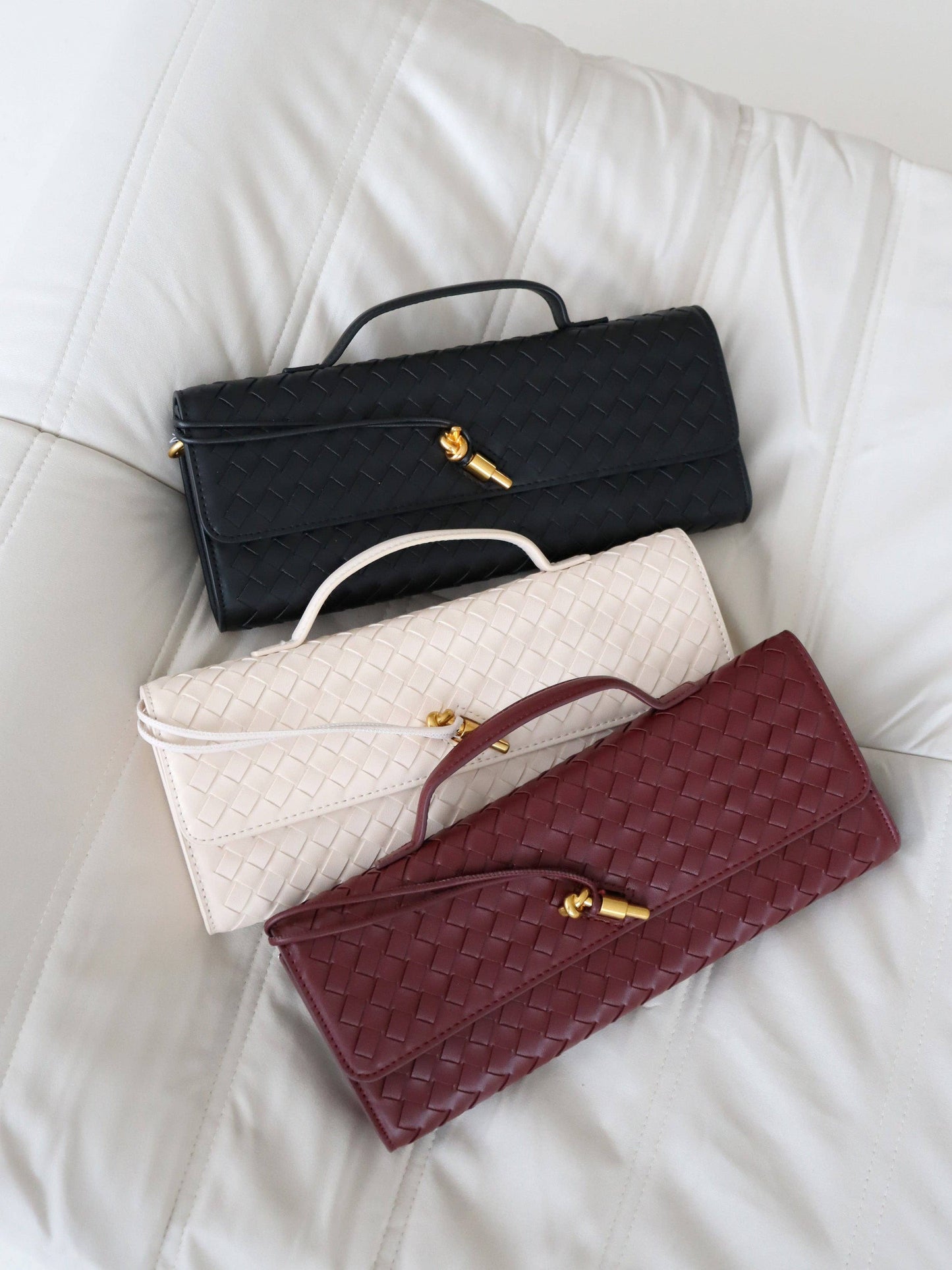 Angels Whisper Accessories - Paloma Clutch Bag in Wine