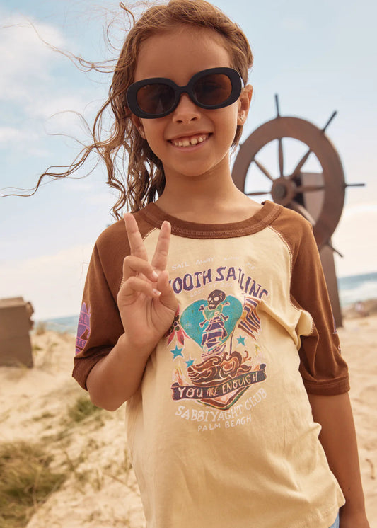 The Be You Raglan Kids Tee