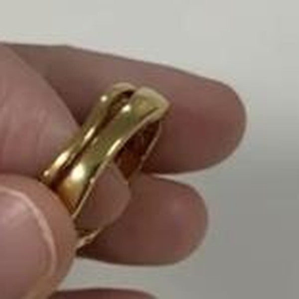 Double Wave Ring - Gold