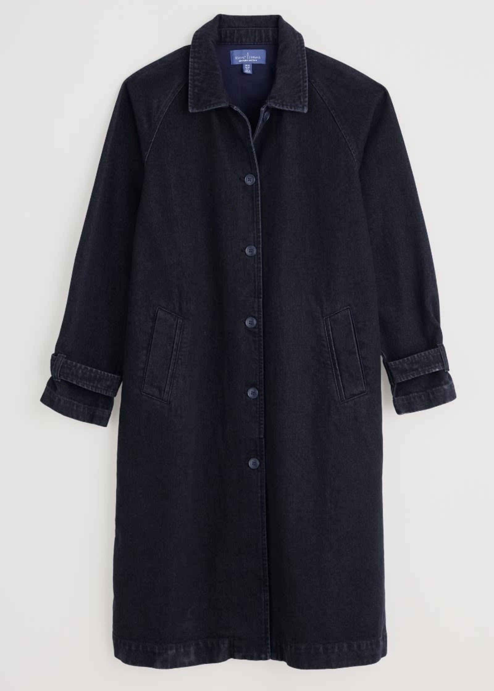 Seasalt Boscastle Mac - Inkwell Overdye High Twist