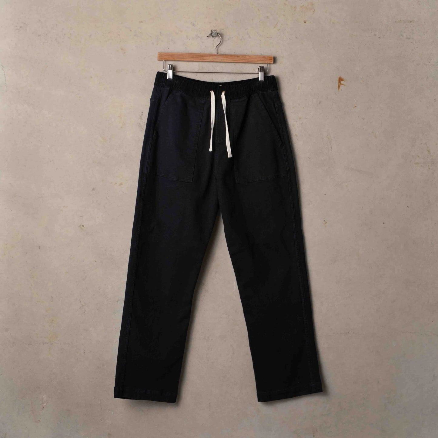 Brushed Twill Pants - Black