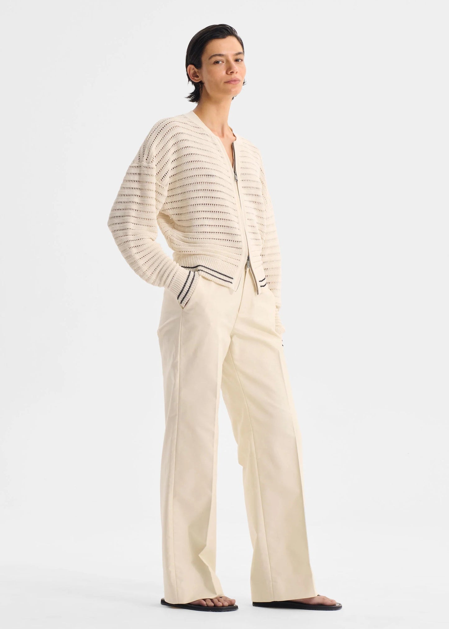 Dallas Knit Jacket Milk