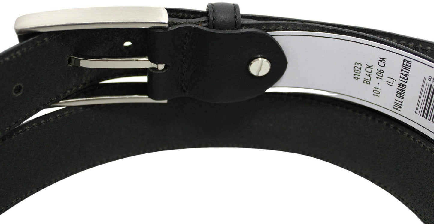 Genuine Leather Quality Men’s Belt Matte Finish - Black / 36 inch