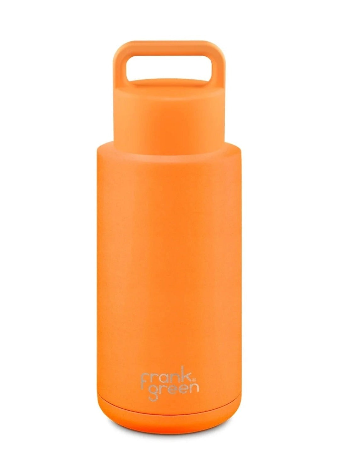 34oz Ceramic Reusable Bottle - Neon Orange