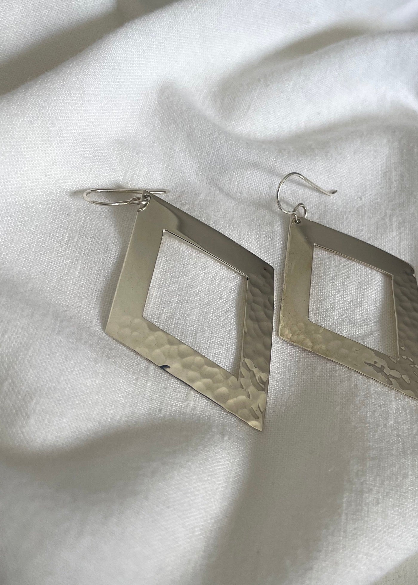 6799 Diamond Earrings - Silver