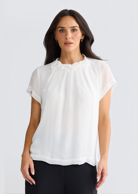 Brave and True Carina Blouse - White