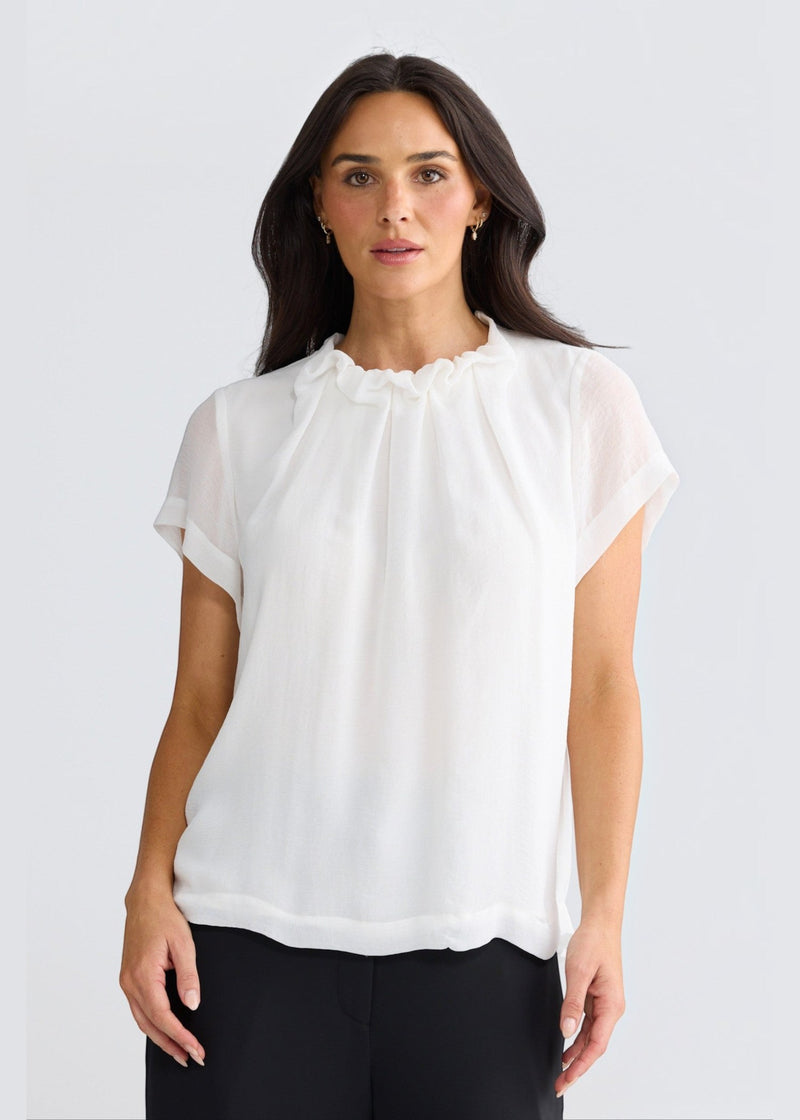 Carina Blouse - White