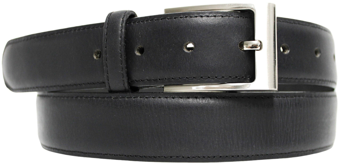 Genuine Leather Quality Men’s Belt Matte Finish - Black / 36 inch