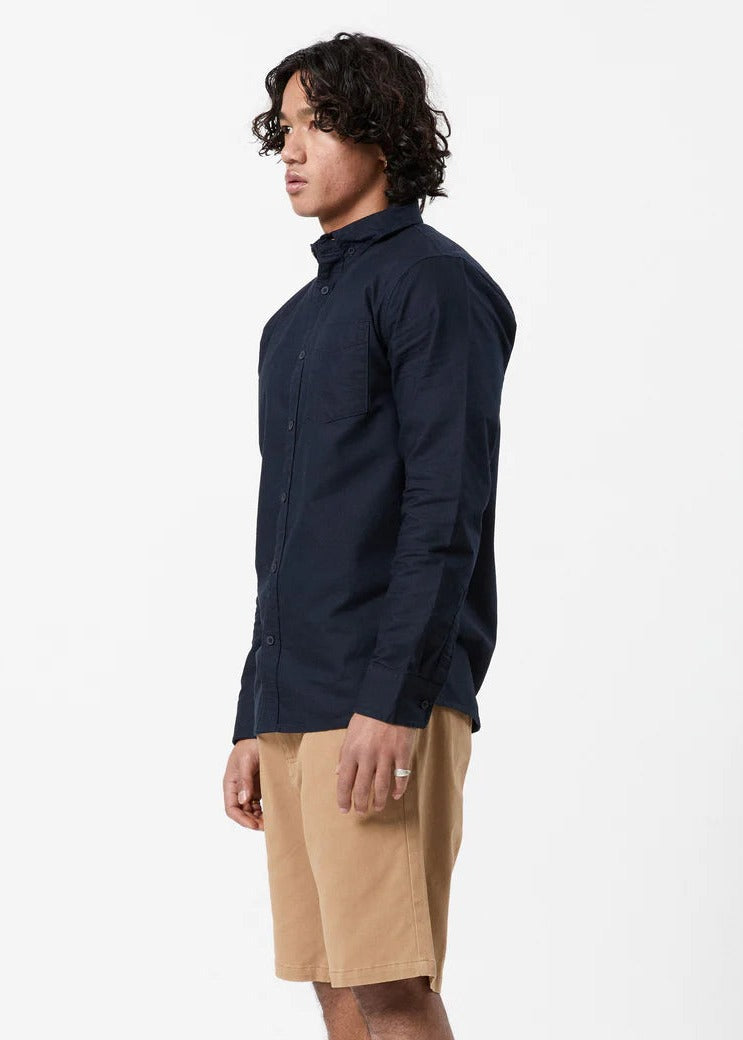Oxford LS Shirt - Navy