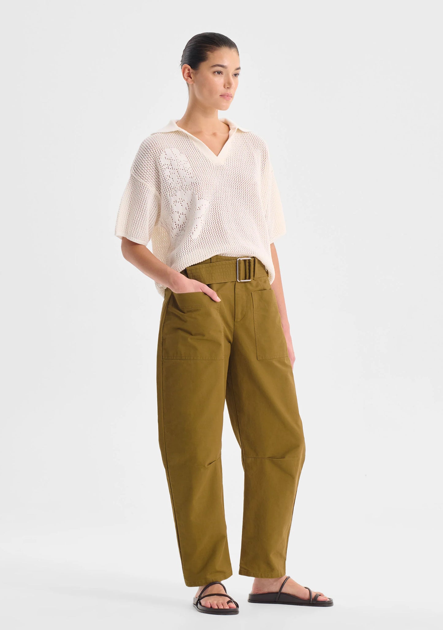 Chiara Knit Top - White