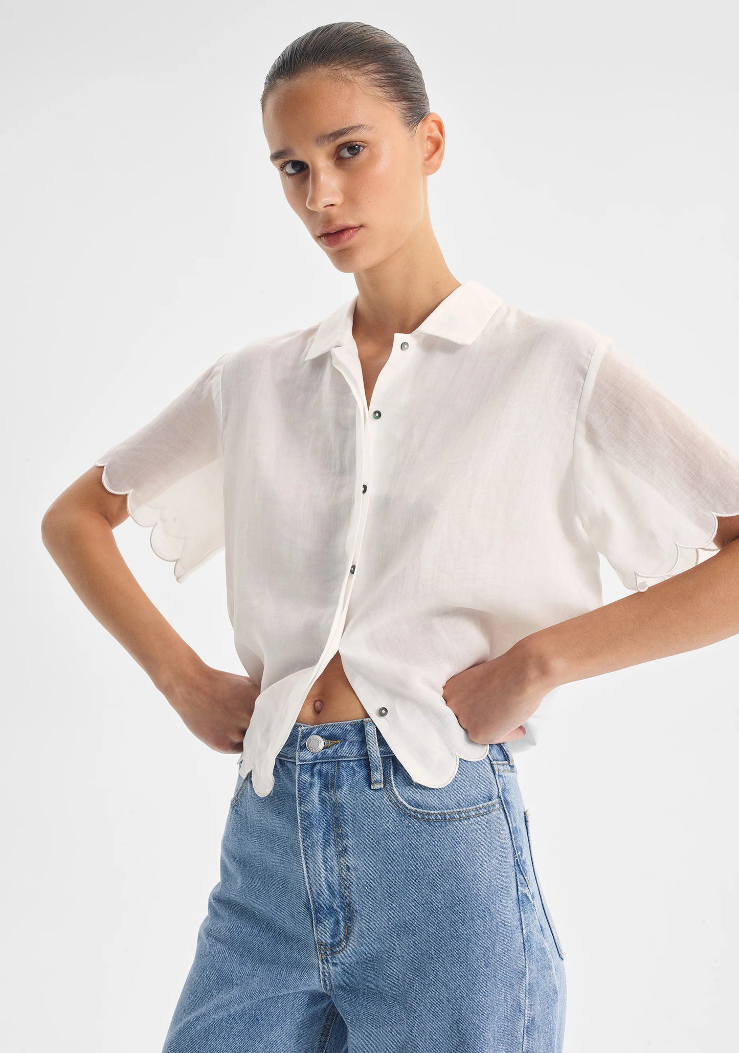 Constance S/S Shirt - White