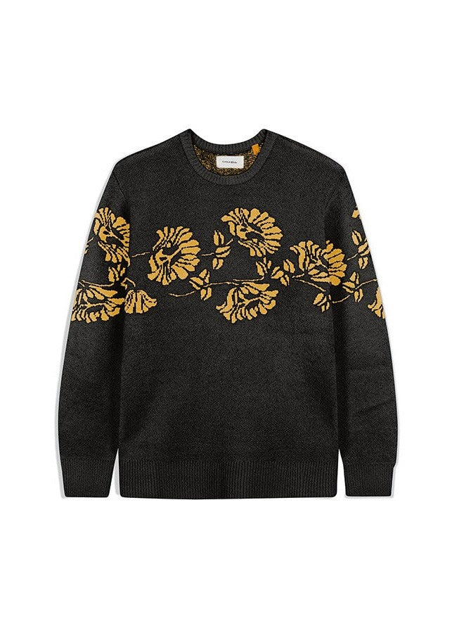 Peace Flower Crew Knit - Phantom - photo 6