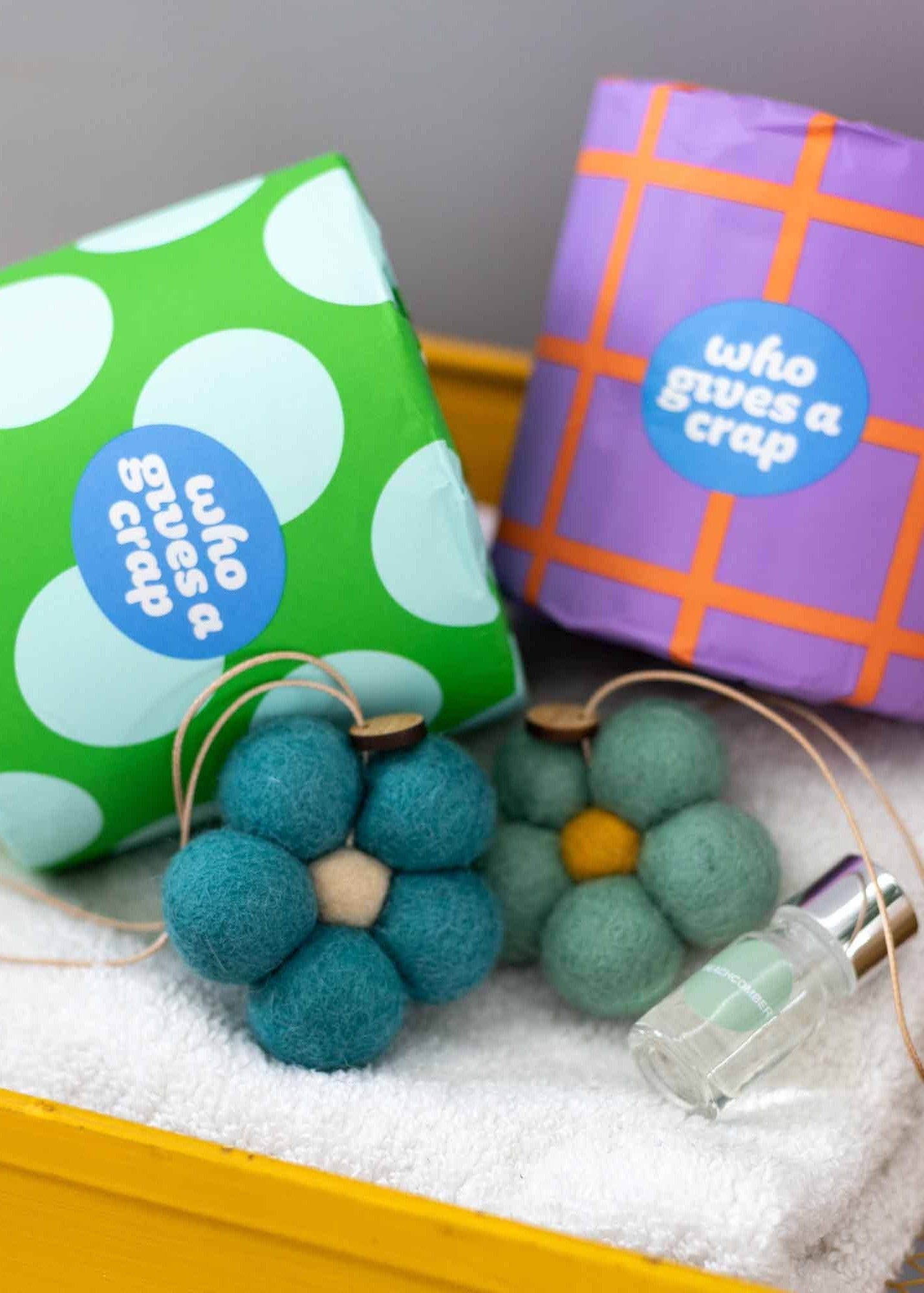 Felt Flower Fresheners - Beachcomber