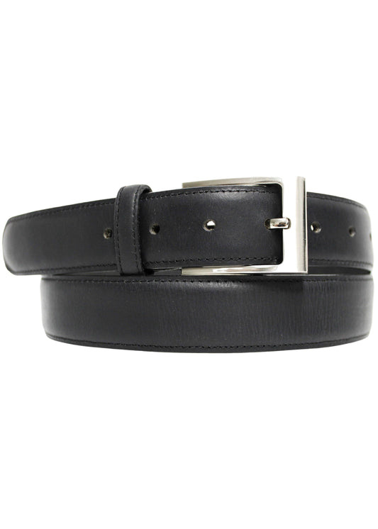 Genuine Leather Quality Men’s Belt Matte Finish - Black / 36 inch