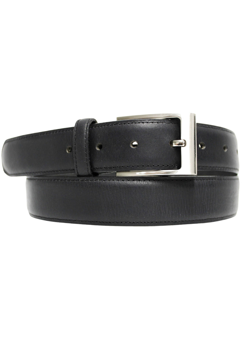 Genuine Leather Quality Men’s Belt Matte Finish - Black / 36 inch