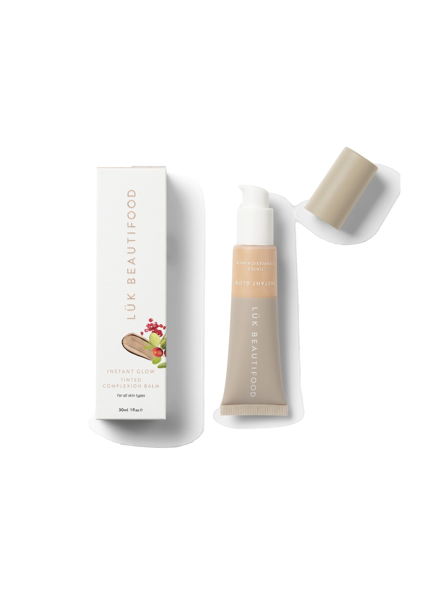 Luk Beautifood - NUDE 3 (Light Medium) - Instant Glow Tinted Complexion Balm