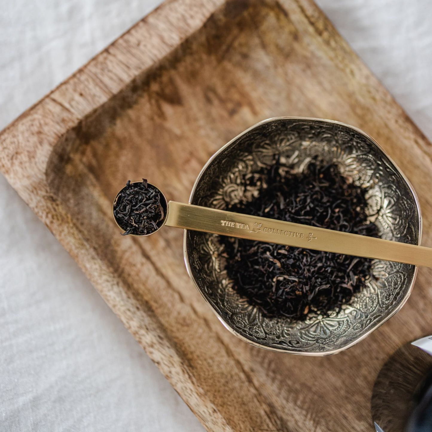 Engraved Tea Collective Spoon - Gold